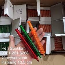 Souvenir Pen Suntikan Warna Merah Hijau Dan Orange Campur Tidak Bisa Instagram Posts Instagram Pen