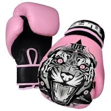 Tiger Leather Pink Boxing Gloves 16 Oz Womens Muay Thai Boxing Gloves Mma Kids Pink Boxing Gloves Boxing Gloves Womens Women Boxing
