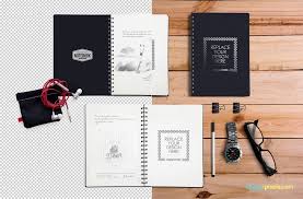 Notebook Mockup Free Psd Download Zippypixels Free Notebook Mockup Template Free Mockup Free Psd Download