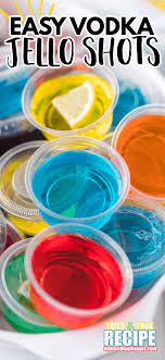 Easy Vodka Jello Shots Are An Easy To Make Colorful Recipe Using Simple Ingredients That Get Served In In Jello Shots Vodka Easy Jello Shots Jello Shot Recipes