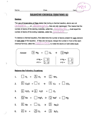 Tutorial on balancing equations using the balancing act worksheet. Blog Archives Ms Mclarty S Classes