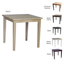 Great savings & free delivery / collection on many items. Solid Wood 30 Inch Square Dining Table White Natural