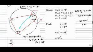Answer key search results letspracticegeometry com. Circles Inscribed Quadrilaterals Youtube