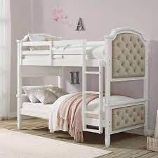 43.5'' h x 2.75'' d. Elsa Upholstered Twin Over Twin Bunk Bed Bunk Beds Modern Bunk Beds Kids Bunk Beds