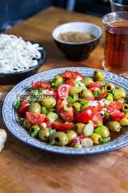 Salade D Olives A La Syrienne Paris Alep Cuisine Syrienne Salade D Olive Cuisine Syrienne Recettes De Cuisine