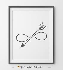 Arrow Art Print Infinity Art Print Art Print Wall Art Print Office Decor Typography Print Arrow Art Print Sagittarius Tattoo Designs Sagittarius Tattoo