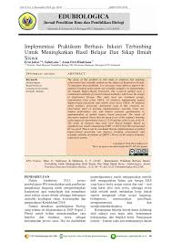 Maybe you would like to learn more about one of these? Pdf Implementasi Praktikum Berbasis Inkuiri Terbimbing Untuk Meningkatkan Hasil Belajar Dan Sikap Ilmiah Siswa