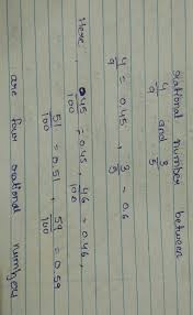 Asked nov 14, 2018 in class xi maths by mack88 (16 points) +3 votes. Find Four Rational Numbers Between 4 9 And 3 5 Brainly In