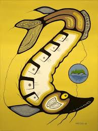 Sturgeon Native American Art Native Art Tribal Wolf Tattoo