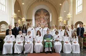 Konfirmation i Örnsköldsviks kyrka 18 juni 2017