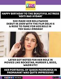 Mollywood a psychological thriller follows a serial killer who disguises himself as a drug dealer in order to deliver young people their worshiped drugs. Rvcj Movies On Twitter Happy Birthday Aditiraohydari Happybirthdayaditiraohydari Bollywood Actress Tollywood Kollywood Mollywood Rvcjmovies Https T Co Vw2glxo22r