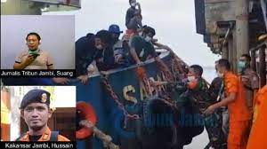 Kapal itu tenggelam saat tengah melakukan perjalanan dari padang bay bali namun, hantaman ombak terlalu kuat hingga membuat kapal miring dan tenggelam. Video Update Kapal Tenggelam Di Jambi Pencarian Dihentikan Sementara Tribun Jambi