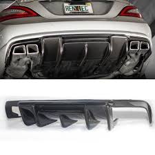 Renntech Style For Mercedes Cls Class W218 Cls63 Amg 2011 2012 2013 2014 2015 2016 Carbon Fiber Rear Trunk Diffuser