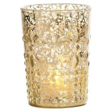 Get 5% in rewards with club o! Vintage Mercury Glass Candle Holder 4 Inch Fleur Design Flower Motif Gold For Home Decor Party Decorations And Wedding Centerpieces Mercury Glass Candle Holders Luna Bazaar Boho Vintage Style Decor