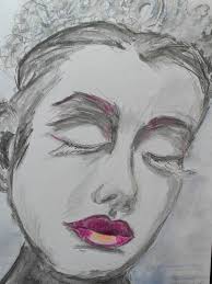 Day 3937 Graphit Aquarell and a little splash of colour