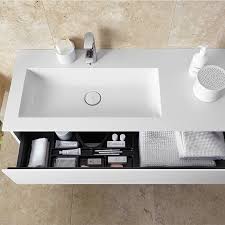 Recess designer modular bathroom vanity unit | rf032. Lin20 Authentic And Balanced Burgbad