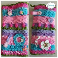See more ideas about fidget blankets, fidget quilt, sensory blanket. Twiddle Muffs Started With 40 St And Just Crochet On And Add Decorations Altzheimer People Like To Touch Thing Fidget Quilt Sensory Blanket Crochet Gloves