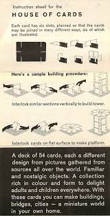 Make your card stand out using our design tools. Small House Of Cards Eames Office