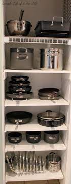 Simple Life Of A Fire Wife Organizing Cookware Kitchen Remodel Small Small Kitchen Storage Kitchen Storage Organization