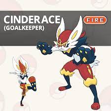 I drew another Deviant Evolution Idea: Cinderace (Goalkeeper) : r/pokemon