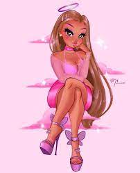 Christina Lorre on Twitter: "Pretty Princess or should I say BADDIE  princess 💗✨😍😜 #yasmin #bratz #blackartist #art… "