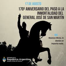 Maybe you would like to learn more about one of these? Embassy Of Argentina In Usa On Twitter We Honor Today The Memory Of Our Nation S Father General Jose De San Martin 170 Years After His Death On August 17 1850 In Boulogne Sur Mer