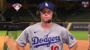 (photo by rob carr/getty images). Dodgers Catcher Will Smith Joins Mlb Tonight After Game 5 Youtube