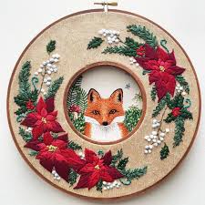Purchase kits from the book. Dva V Odnom Ili Sekret Pyalcev Ot Jessica Long Zhurnal Yarmarki Masterov Christmas Embroidery Embroidery Hoop Art Embroidery Inspiration