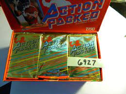 1990 action packed football cards. Six 6 Unopened 1990 Action Packed Football Card Packs Six Cards Per Pack All One Money