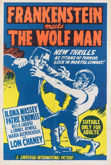 Frankenstein Meets the Wolf Man Original R1960s Australian One Sheet Movie  Poster - Posteritati Movie Poster Gallery