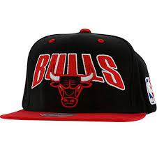 Chicago Bulls Nba Flashback Snapback Chicago Bulls Mitchell Ness Black And Red