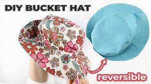 This is perfect for home sewers, reworkers How To Make A Bucket Hat Reversible Bucket Hat Pattern Video Hello Sewing
