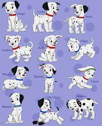 No list of disney dog names is complete without these pups. Boy Dalmatian Puppies 101 Dalmatians Disney Dogs Disney 101 Dalmatians Dalmation Puppy