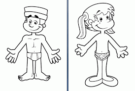 Discover our coloring pages for children to download in pdf or to print ! Coloring Page Of Boy Body Coloring Home