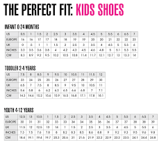 kids and girls shoes kids shoes size chart