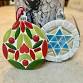 Mosaic Holiday Ornaments craft workshop in Montgomery County, Md.