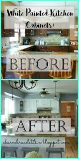 Empty kitchen cupboards and drawers first, take everything out of your cabinets and place the contents 2. Our Hopeful Home Diy White Modern Farmhouse Painted Kitchen Cabinets