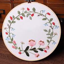 Hand embroidery running stitch to gorgeous combination flower flower, simple embroidery stitches. Small Simple Embroidery Flower Cross Stitch Kit Set For Beginners Handmade Embroidery Loading Frame Diy Craft Cross Stitch 3 Aida Cloth Aliexpress