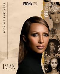 Iman, recipient of this year's #EBONYPower100 Icon of the Year Award, has  spent five decades redefining beauty, grace, and global impact. From  pioneering inclusivity in fashion to empowering women worldwide as CARE's