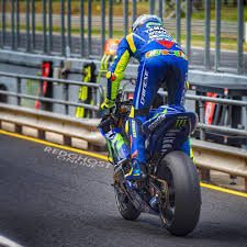 Kiss My Valeyellow46 About To Start His Ritual Exiting Pit Lane Valentinorossi Redghostonline Motogp Vr46 Rossi Thedoctor