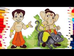 Chhota bheem aur krishna vs zimbara; Chhota Bheem Aur Ganesh Colouring Pages Bhemm And Ganesh Drawing Myhobbyclass Com Learn Drawing Painting And Have Fun With Art And Craft