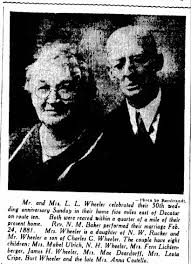 Marietta Rucker Wheeler and Leander Levi Wheeler