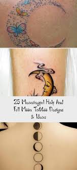 Different types of moon tattoos. Full Moon Tattoo Small Tatto Ideas