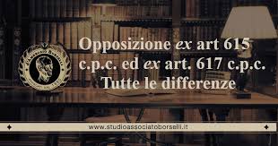 Ricorso ex art 492 bis c.p.c. Opposizione Ex Art 615 Ed Art 617 Cpc Tutte Le Differenze