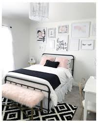Black And Blush Pink Girls Room Decor Black And White Teenage Girls Room Black Girl White Girls Rooms Black Bedroom Furniture Black Bedroom Furniture Decor