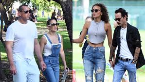 You are my ❤ and i am. J Lo Marc Anthony Reunite For Daughter S Cross Country Race Pics Hollywood Life