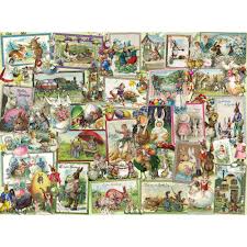 Join the puzzle club and receive a new jigsaw puzzle every month as long as your membership is active. Easter Collage 500 Piece Jigsaw Puzzle Bits And Pieces