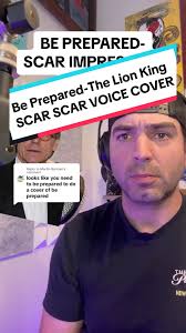 Replying to @Martin Naiman Be Prepared- The Lion King Scar Impression you  asked for! Jeremy Irons and Jim Cummings tag teamed the original song, here  is my cover/impression of ‘Be Prepared’ from the ...