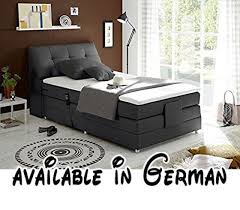 B06y4p1v6x Boxspringbett 120x200 Elektrisch Verstellbar Mit Motor Bettkasten Farbe Anthrazit Inkl Komfortschaum Topper Matra Boxspringbett Bettkasten Bett