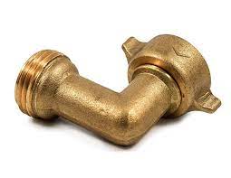 Camco 90 Degree Hose Elbow Eliminates Stress Strain On Rv Water Intake Hose Fittings Solid Brass 22505 Rv Water Camco Rv Parts And Accessories